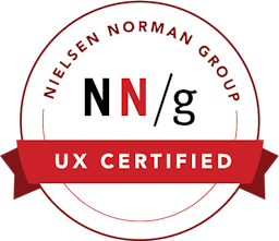 NN/g UX Certification Badge